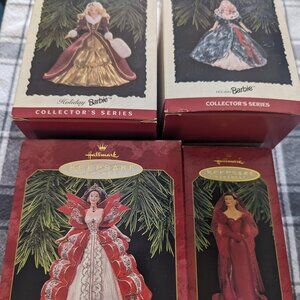 Hallmark Barbie ornaments still in box